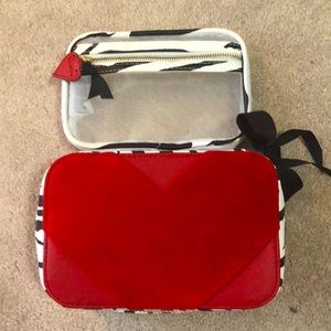 Trish McEvoy The Power of Makeup Planner red heart zebra print